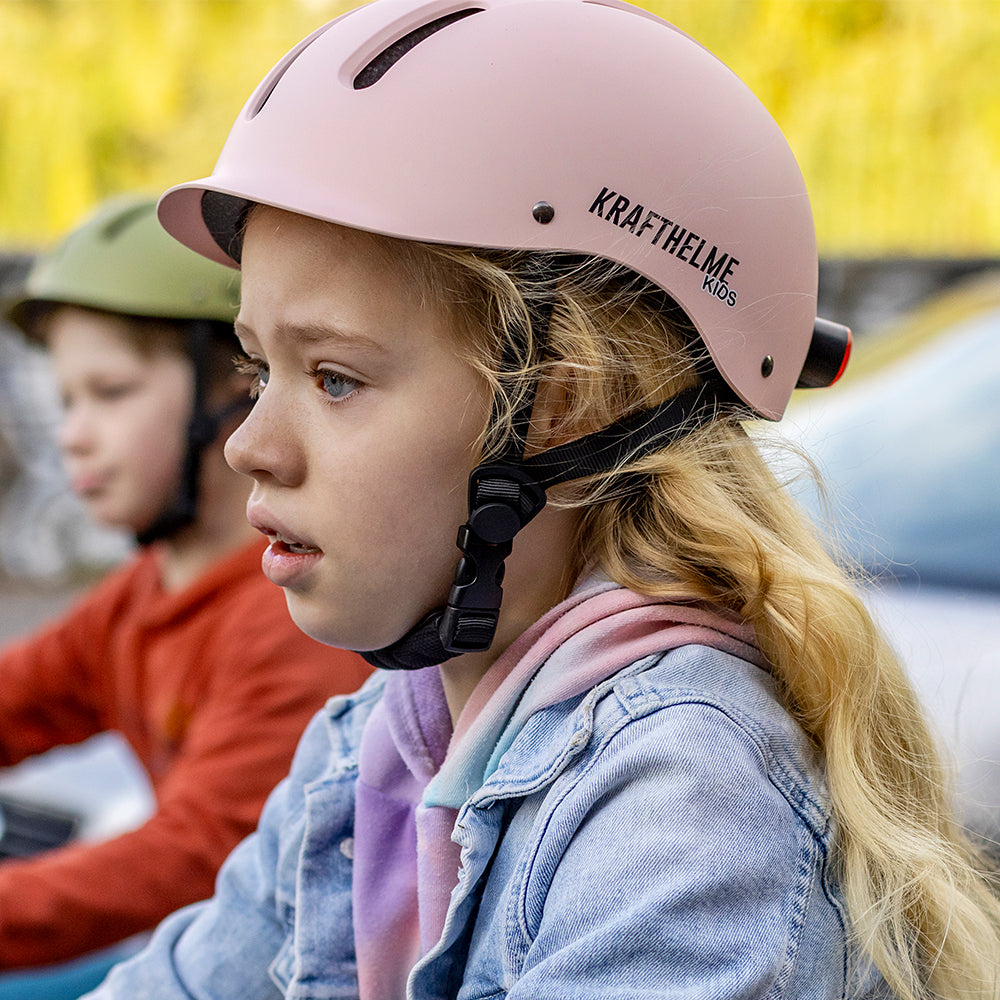 Krafthelme Kids Fahrradhelm Rosé