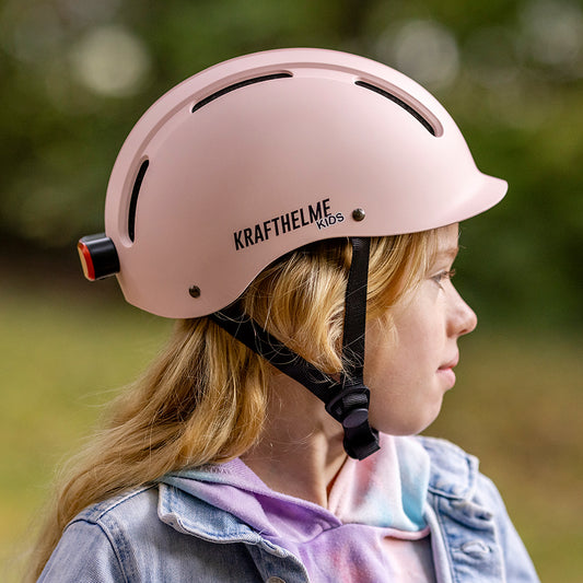 Krafthelme Kids Fahrradhelm Rosé