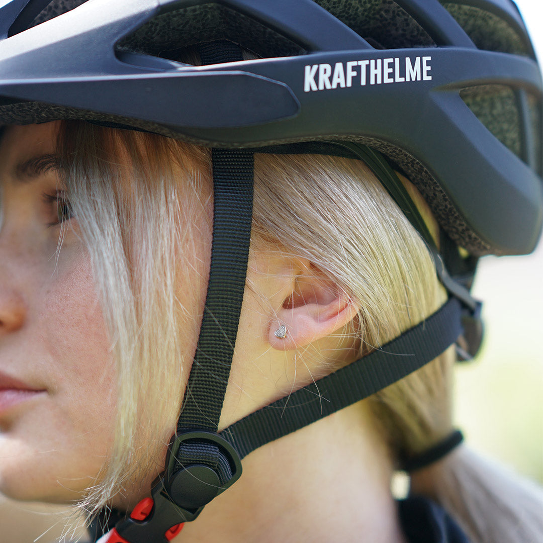 KRAFTHELME Fahrradhelm Mit LED-Licht Für Herren & Damen – Stoßfest & Leicht | Für Trekking, City & Rennrad